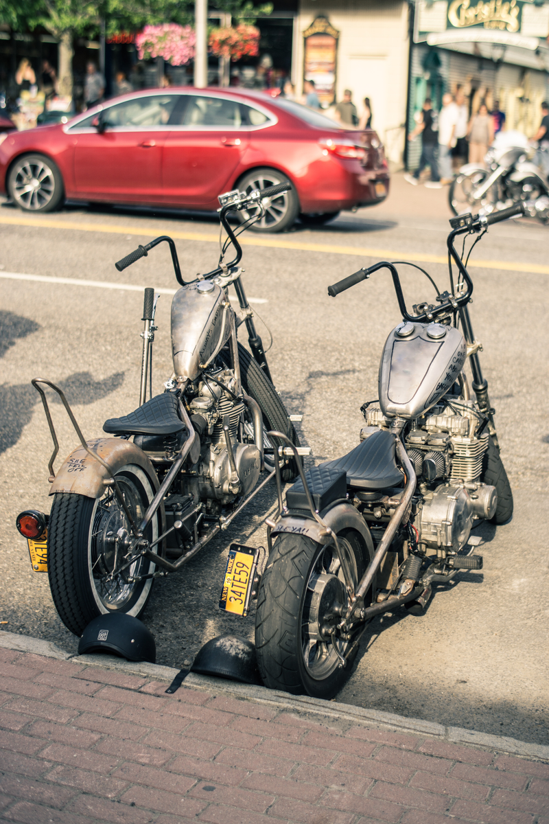 These were pretty cool. A honda cb750 and I think a yamaha XS650 with a suicide shift that litterally says “suicide” on it? I can dig it